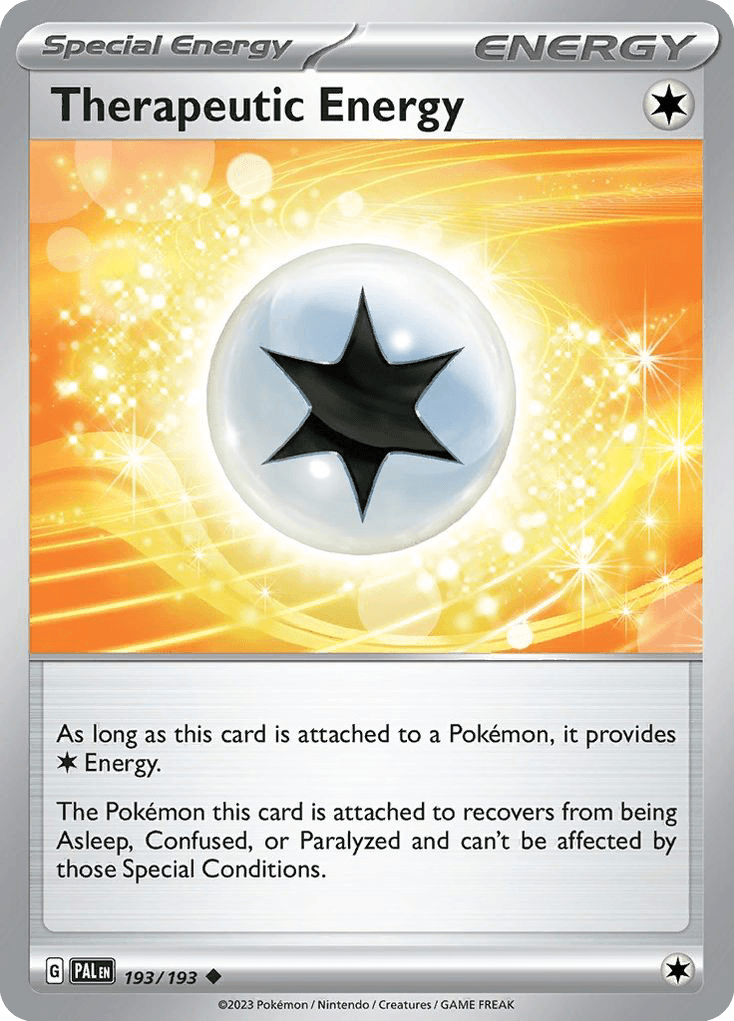 Therapeutic Energy Paldea Evolved card