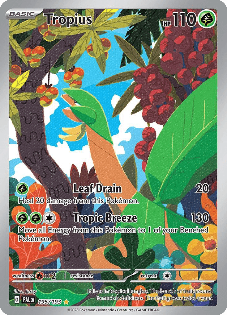 Tropius Paldea Evolved card