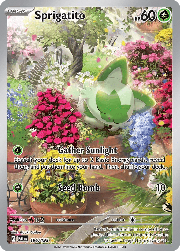 Sprigatito Paldea Evolved card