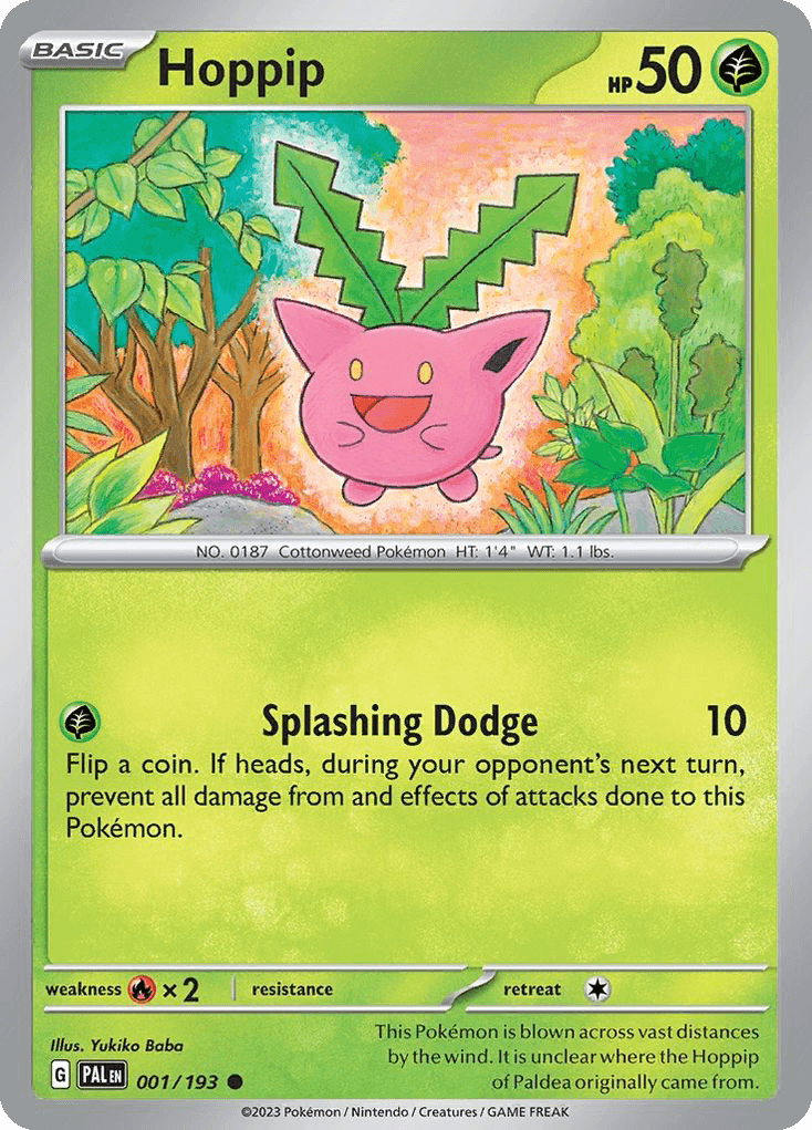 Hoppip Paldea Evolved card