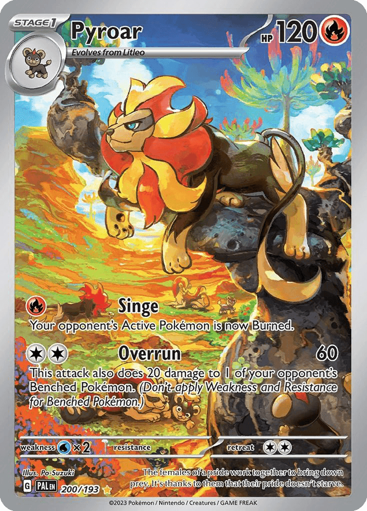 Pyroar Paldea Evolved card