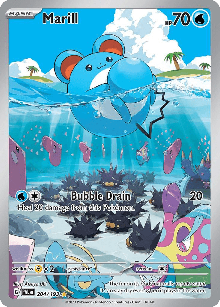 Marill Paldea Evolved card