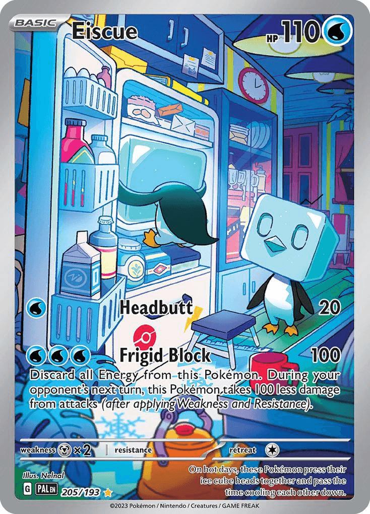 Eiscue Paldea Evolved card