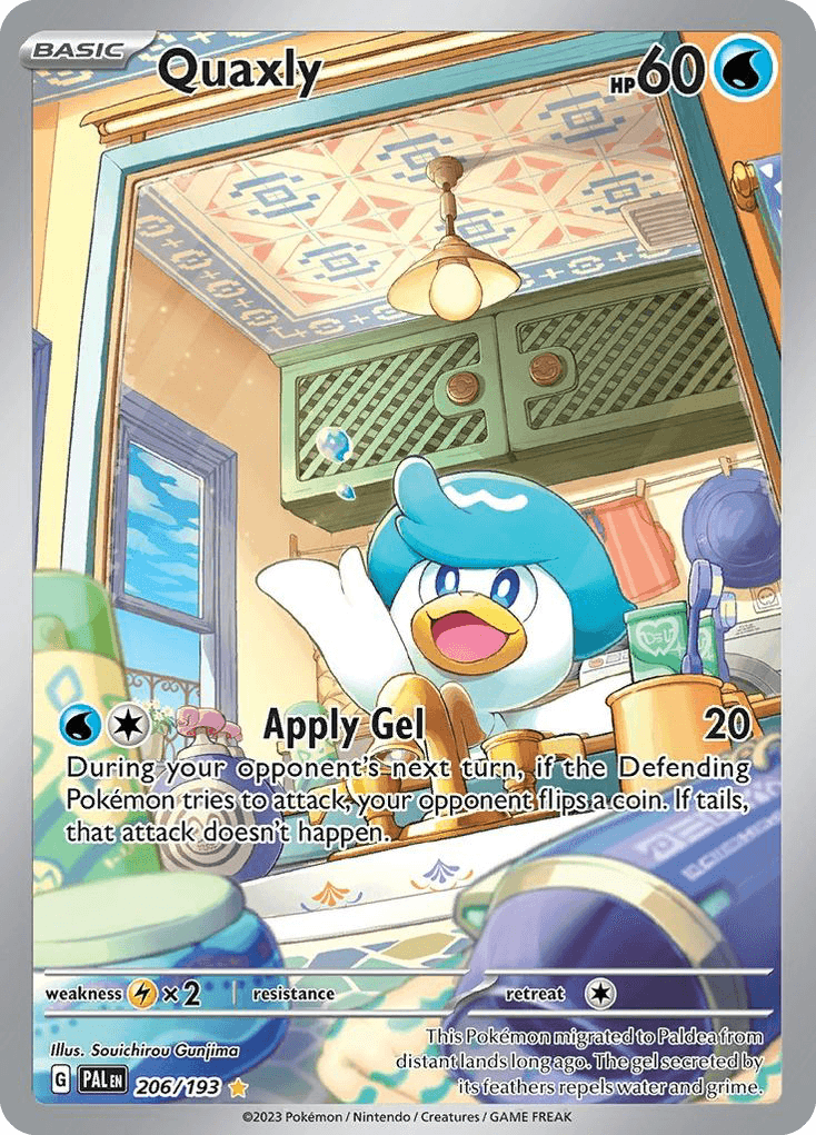 Quaxly Paldea Evolved card