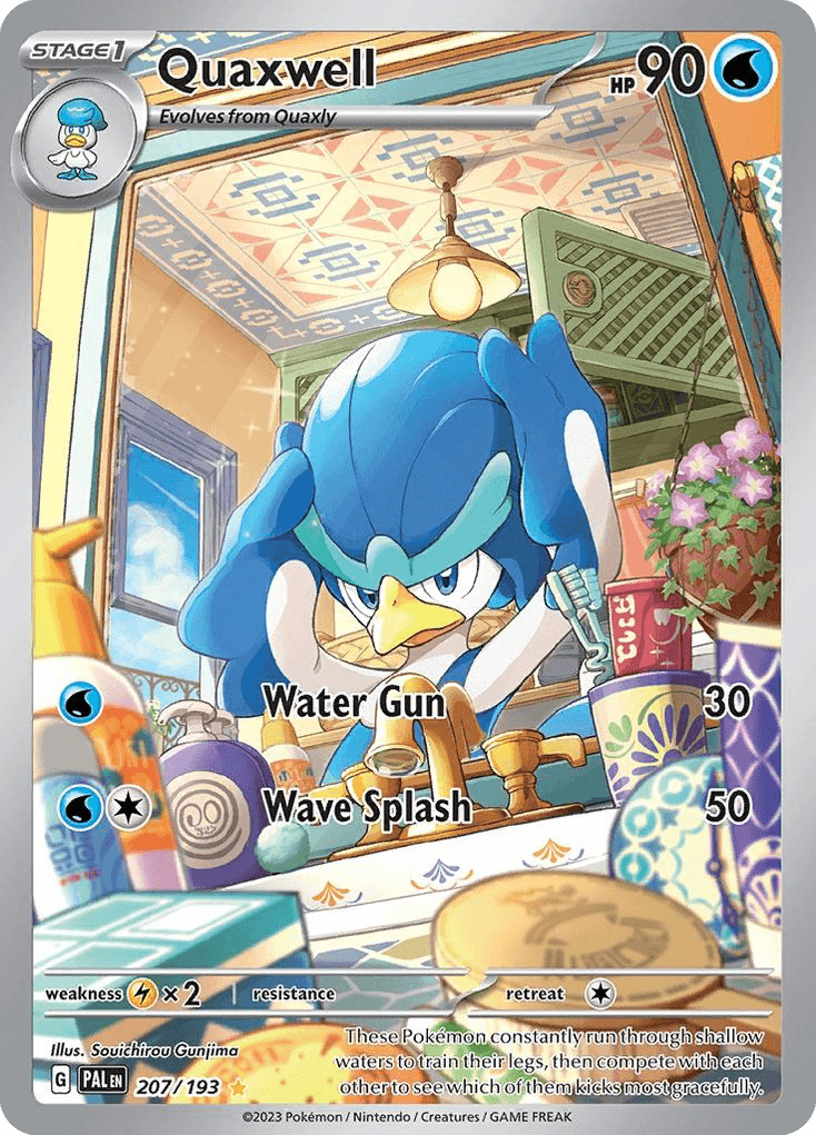 Quaxwell Paldea Evolved card
