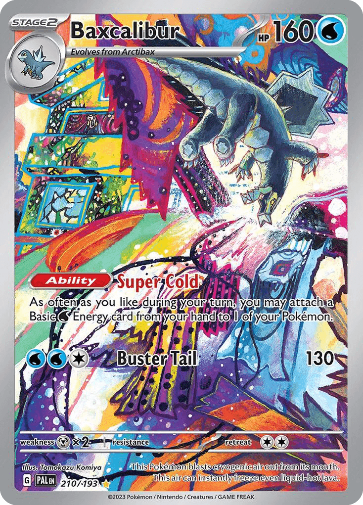 Baxcalibur Paldea Evolved card