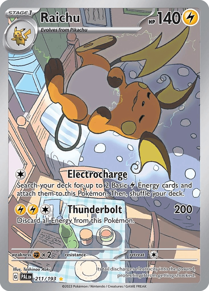 Raichu Paldea Evolved card