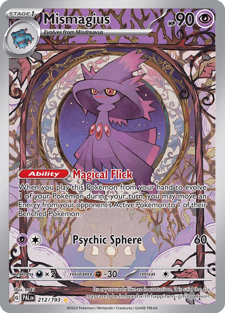 Mismagius Paldea Evolved card