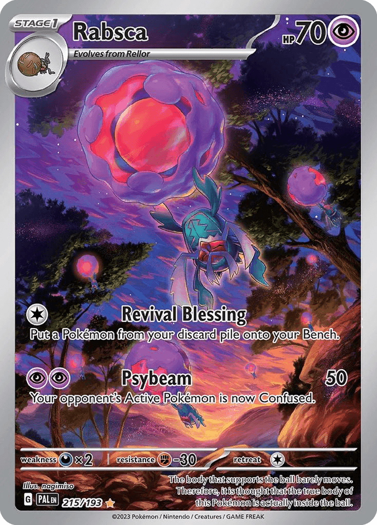 Rabsca Paldea Evolved card