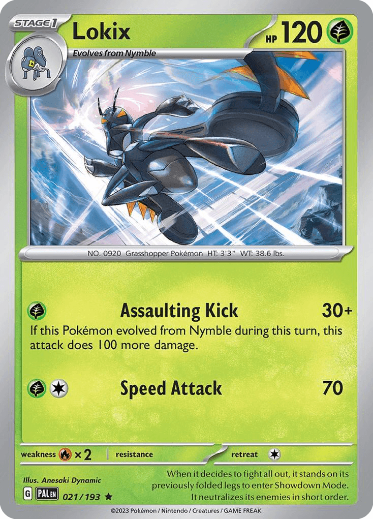 Lokix Paldea Evolved card