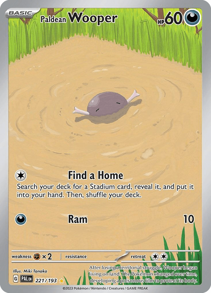 Paldean Wooper Paldea Evolved card