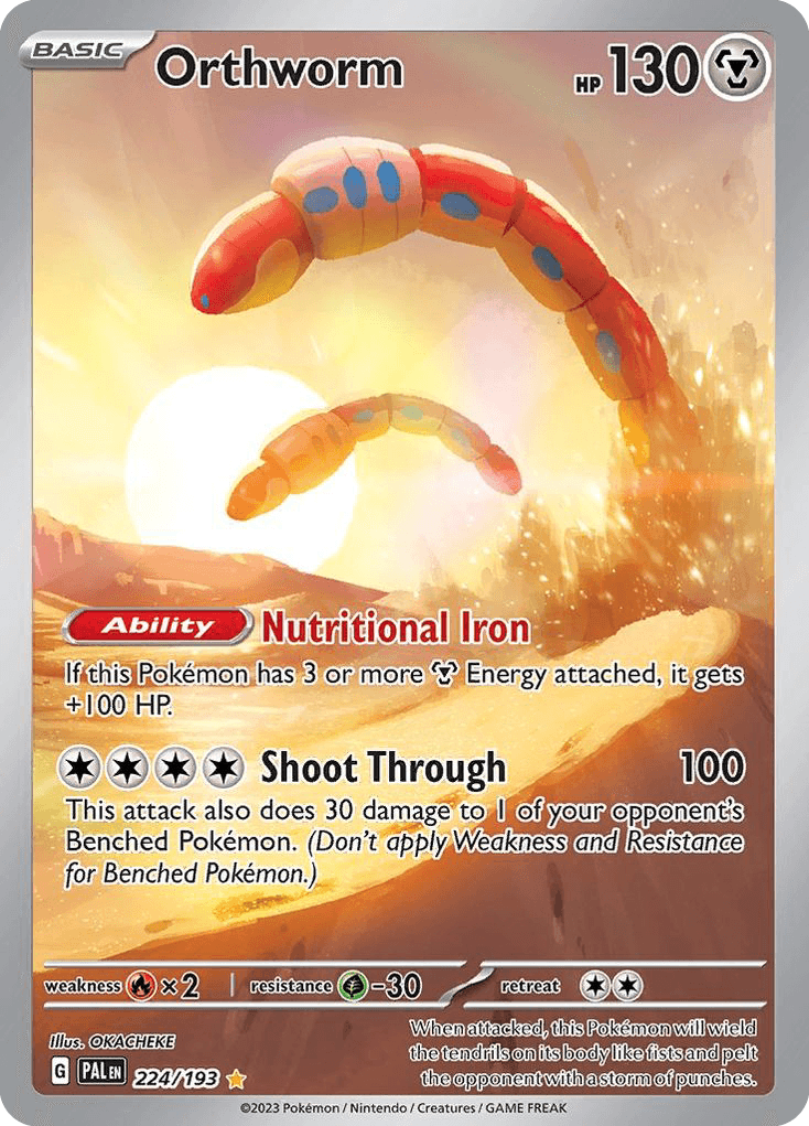 Orthworm Paldea Evolved card