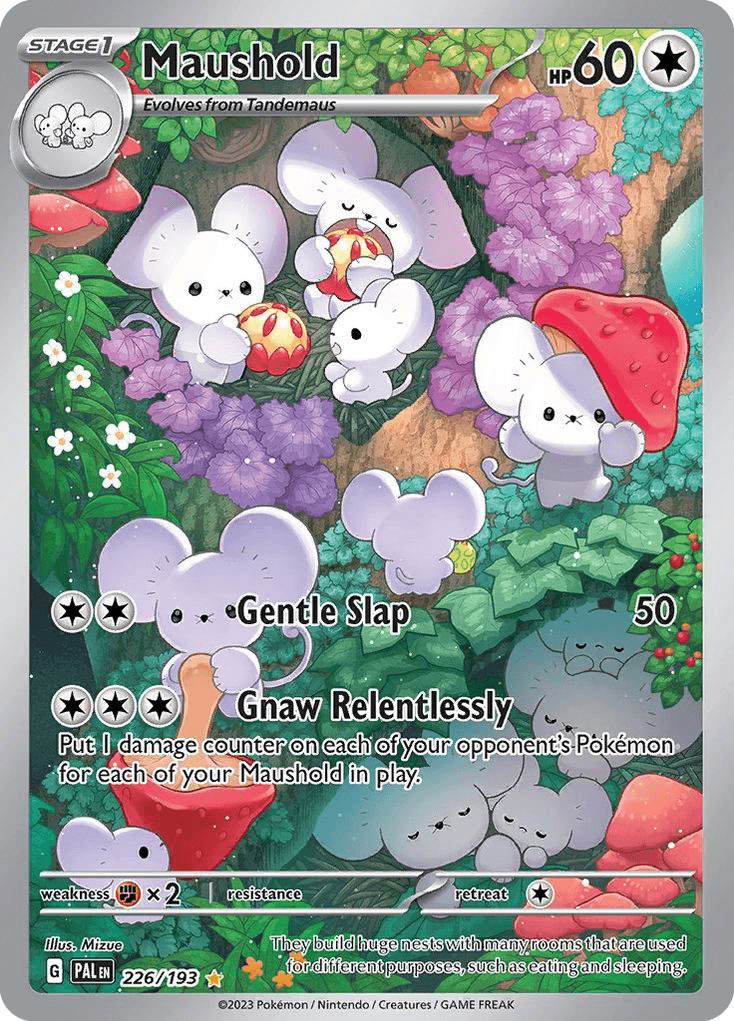 Maushold Paldea Evolved card