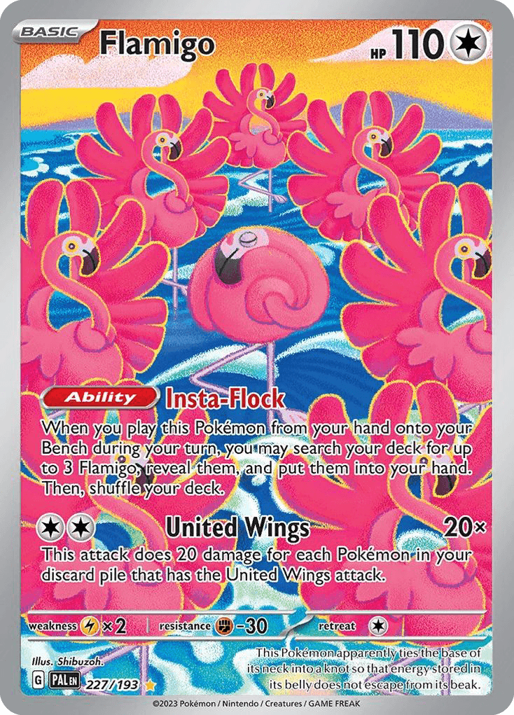 Flamigo Paldea Evolved card