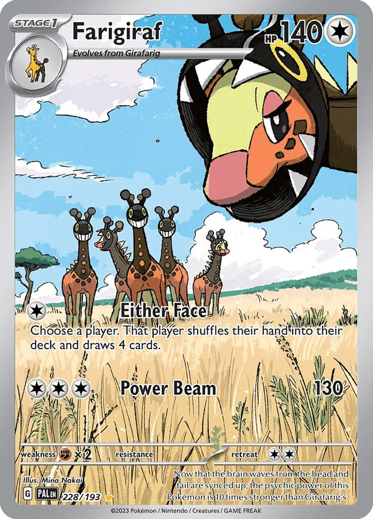 Farigiraf Paldea Evolved card