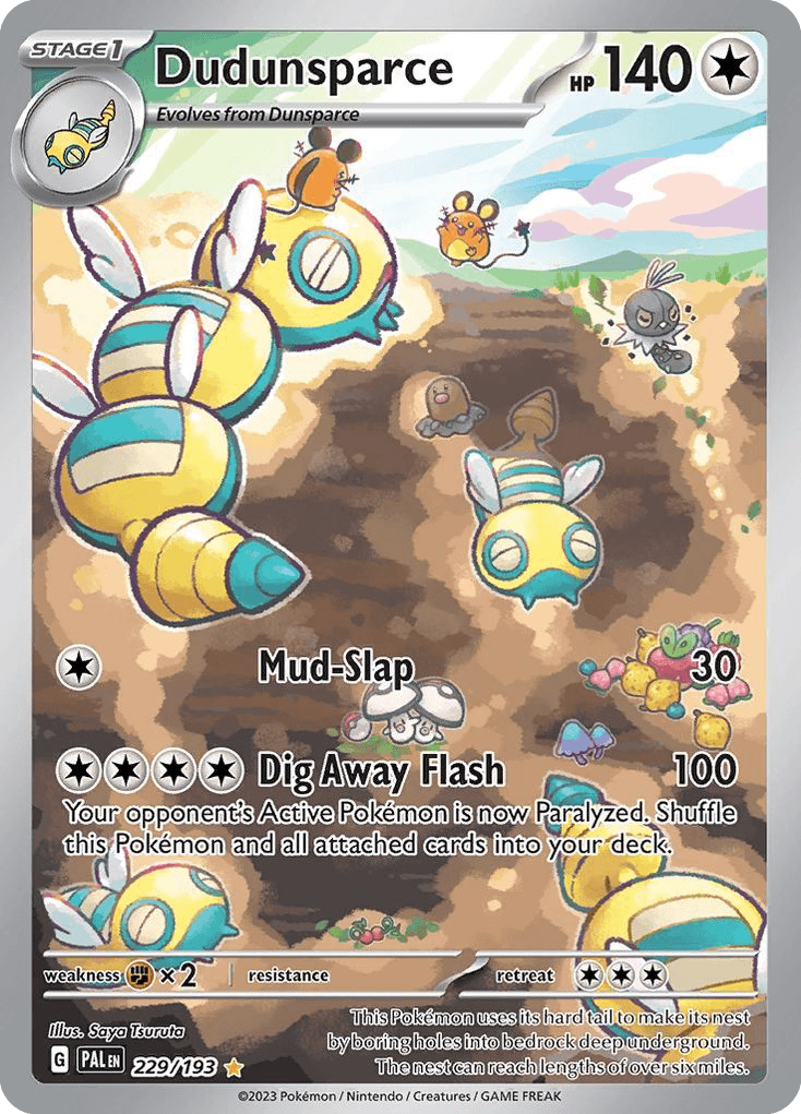 Dudunsparce Paldea Evolved card