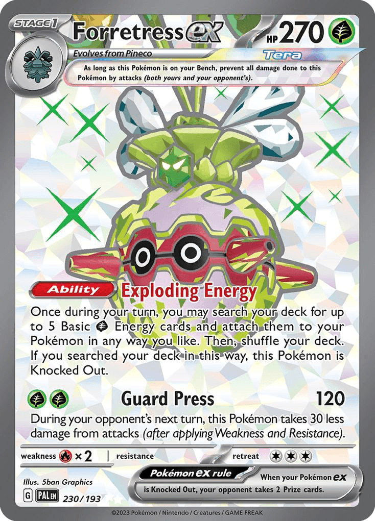 Forretress ex Paldea Evolved card