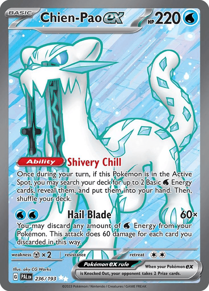 Chien-Pao ex Paldea Evolved card