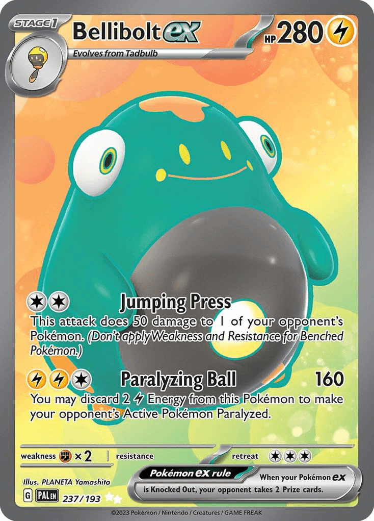 Bellibolt ex Paldea Evolved card