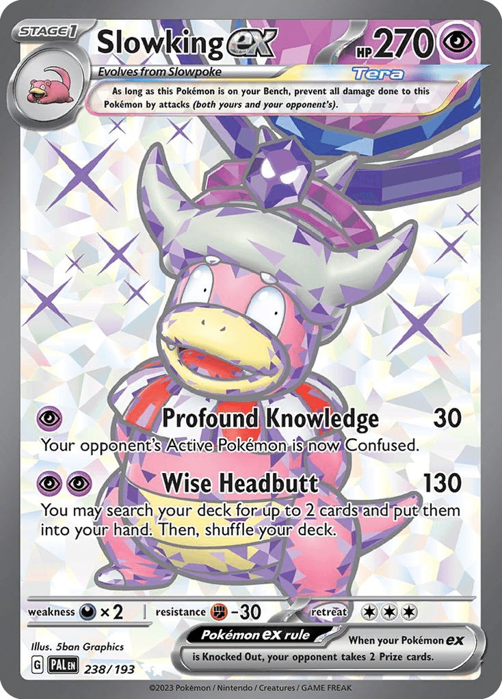 Slowking ex Paldea Evolved card