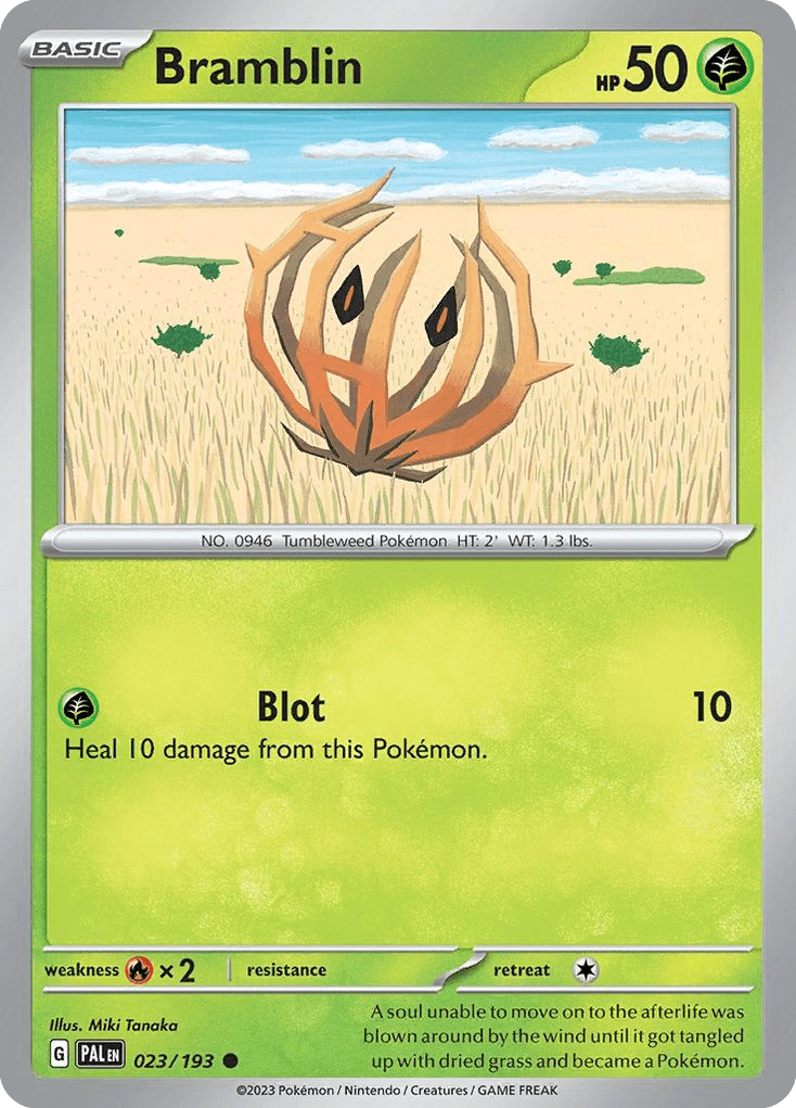 Bramblin Paldea Evolved card