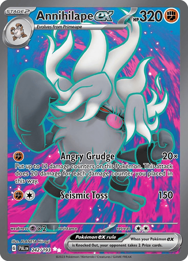 Annihilape ex Paldea Evolved card