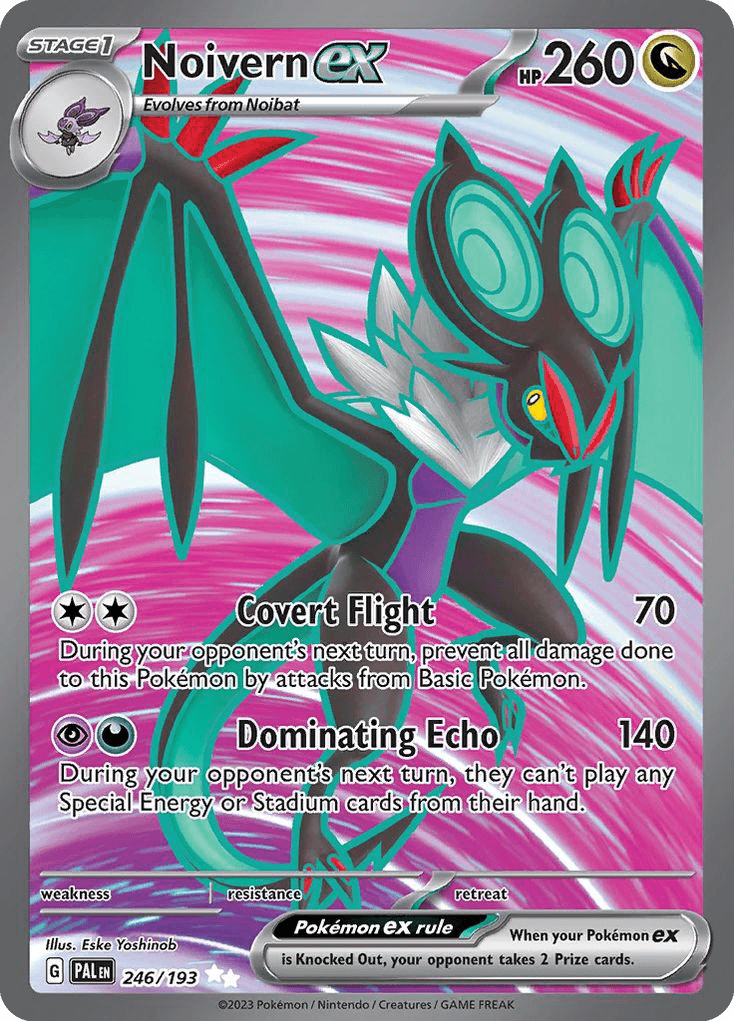 Noivern ex 宝可梦 card