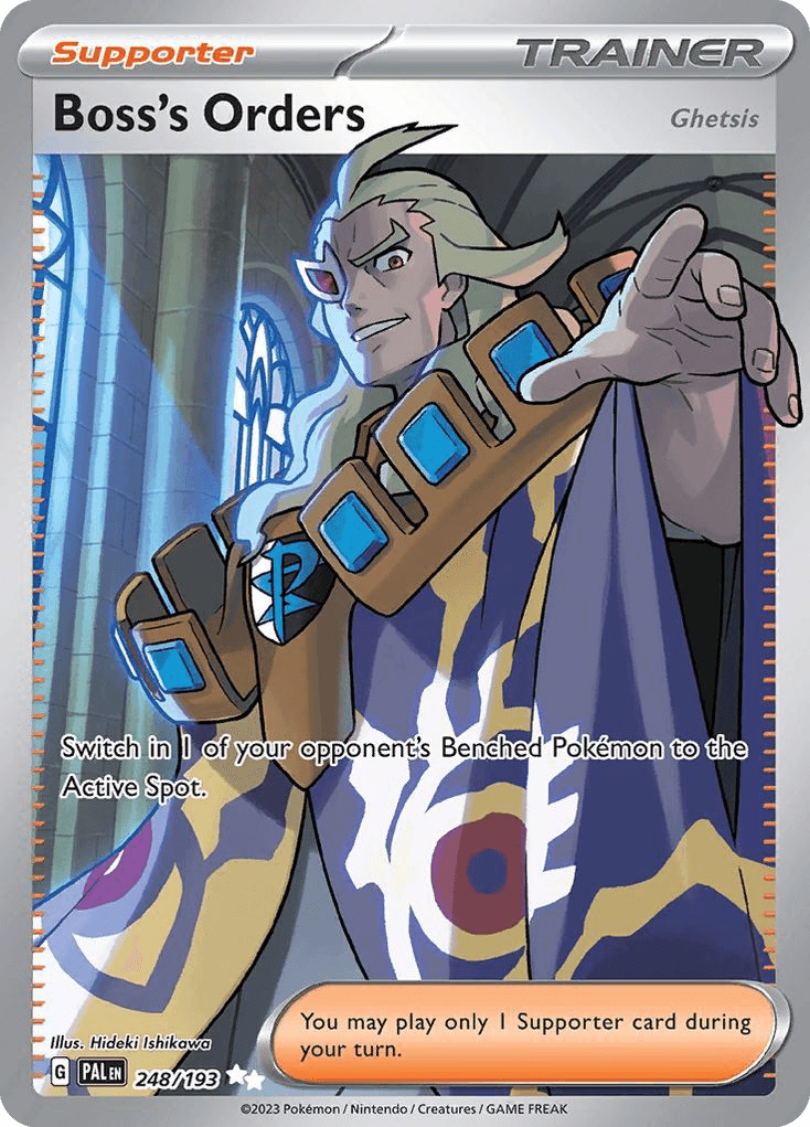 Boss's Orders (Ghetsis) Paldea Evolved card