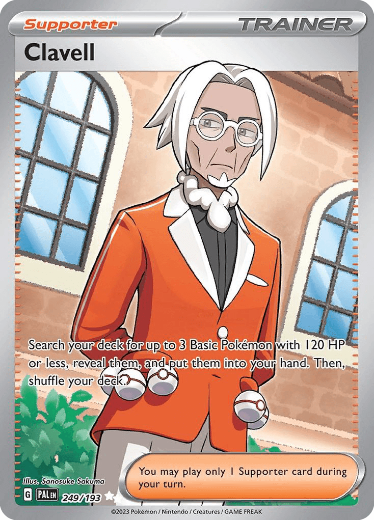 Clavell Paldea Evolved card
