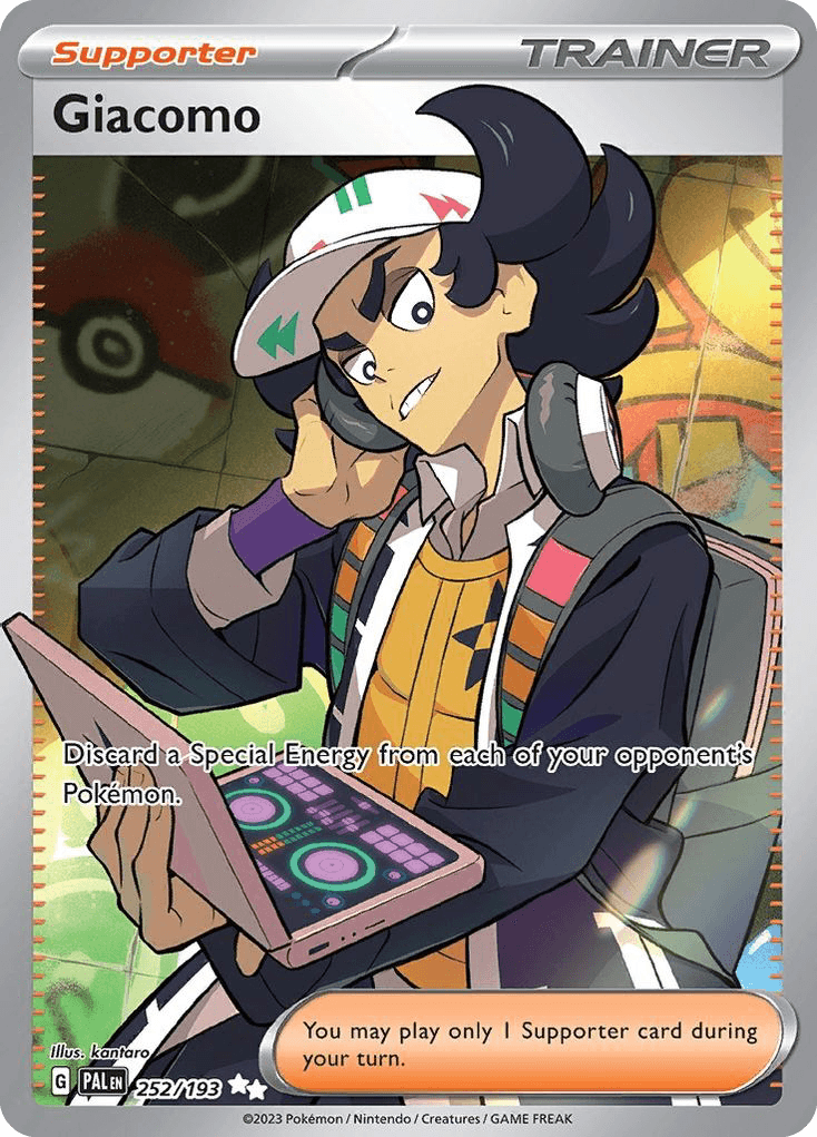 Giacomo Paldea Evolved card
