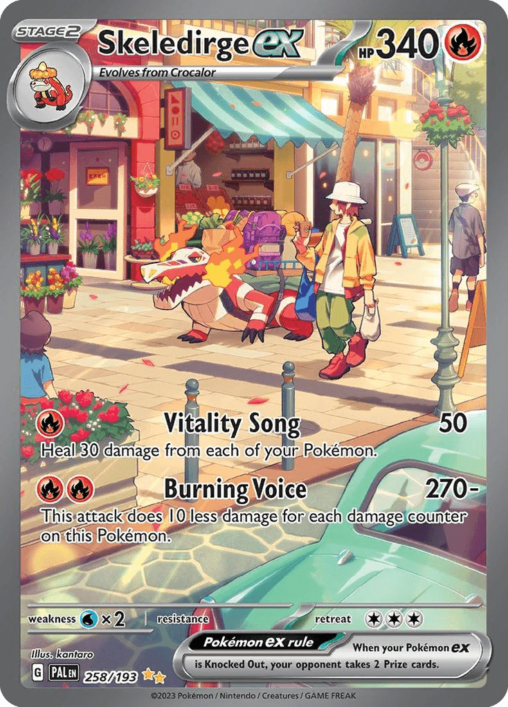 Skeledirge ex Paldea Evolved card
