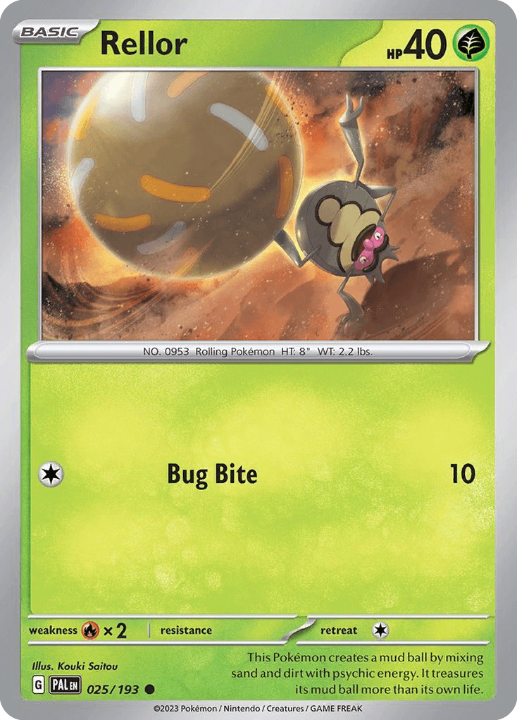 Rellor Paldea Evolved card