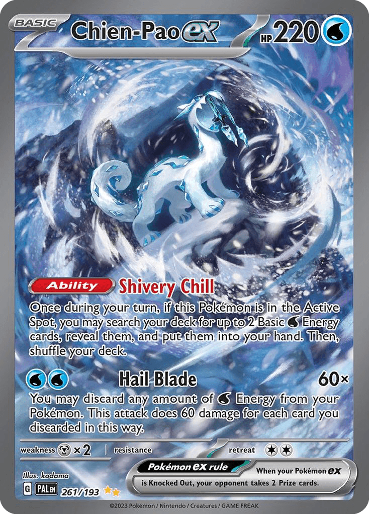 Chien-Pao ex Paldea Evolved card