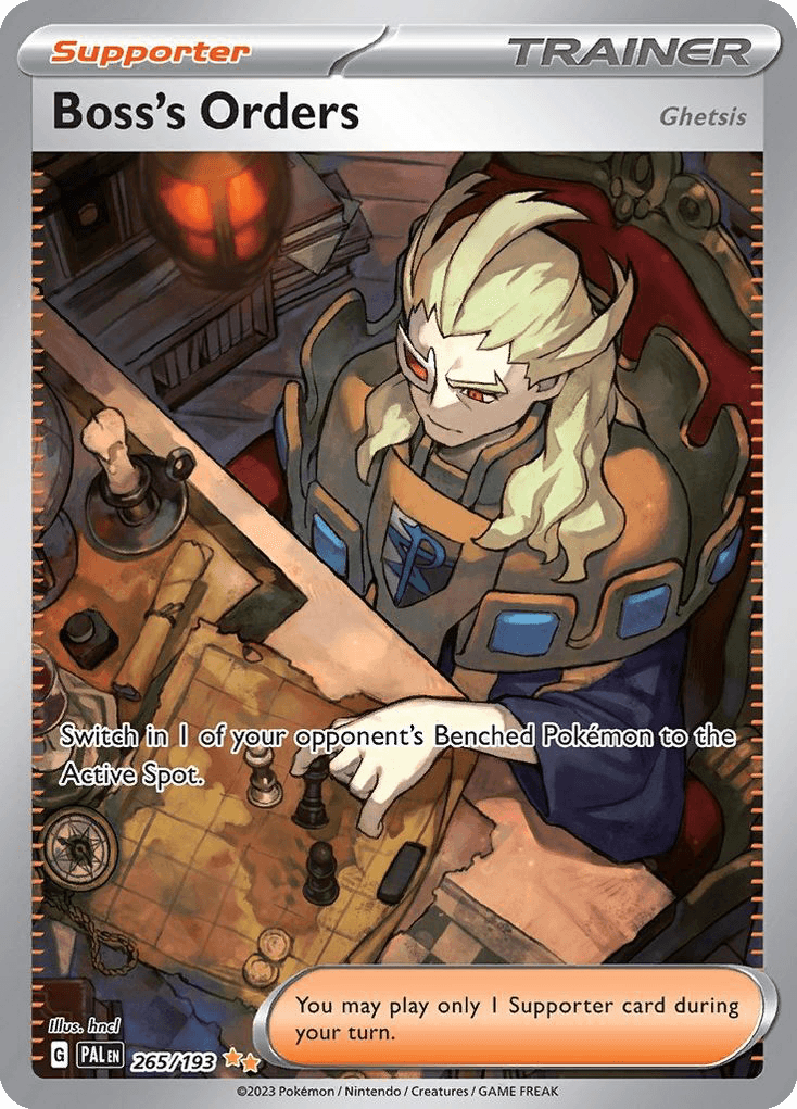 Boss's Orders (Ghetsis) Paldea Evolved card