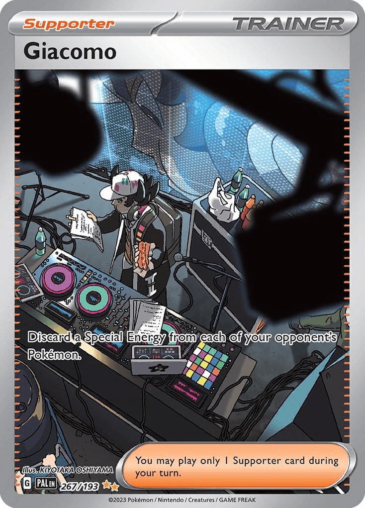Giacomo Paldea Evolved card