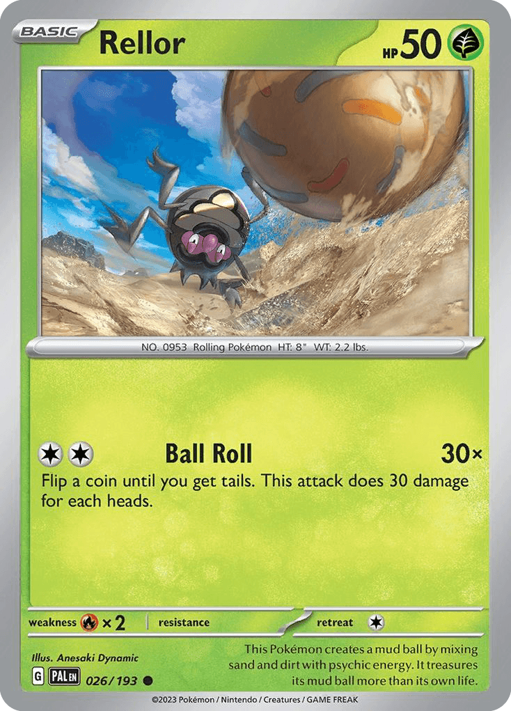 Rellor Paldea Evolved card