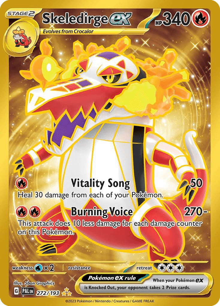 Skeledirge ex Paldea Evolved card