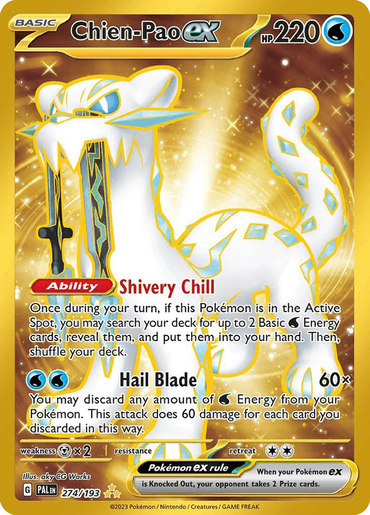 Chien-Pao ex Paldea Evolved card