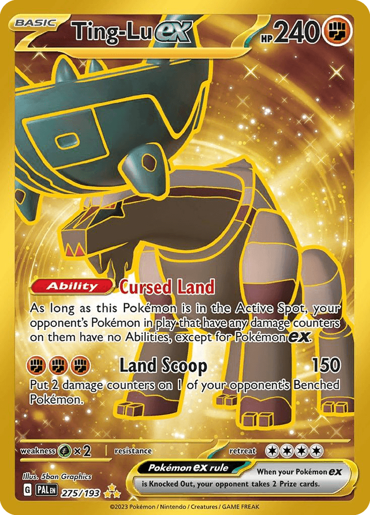 Ting-Lu ex Paldea Evolved card
