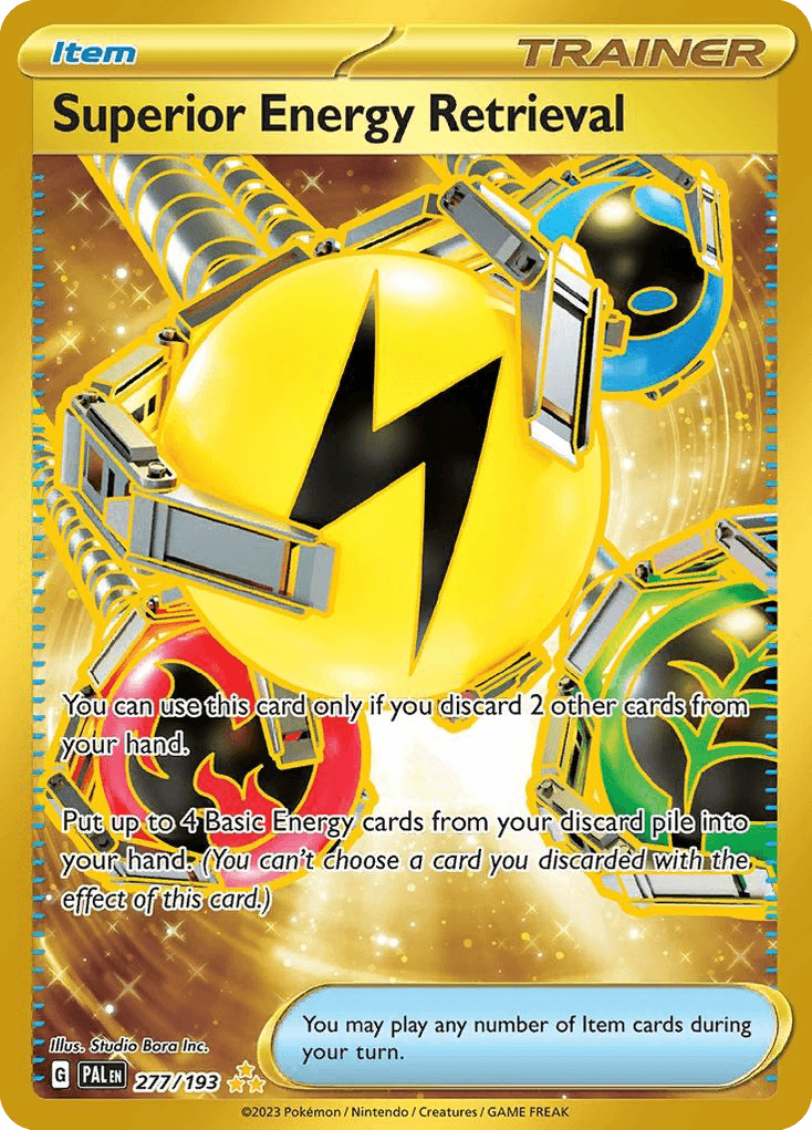 Superior Energy Retrieval 宝可梦 card