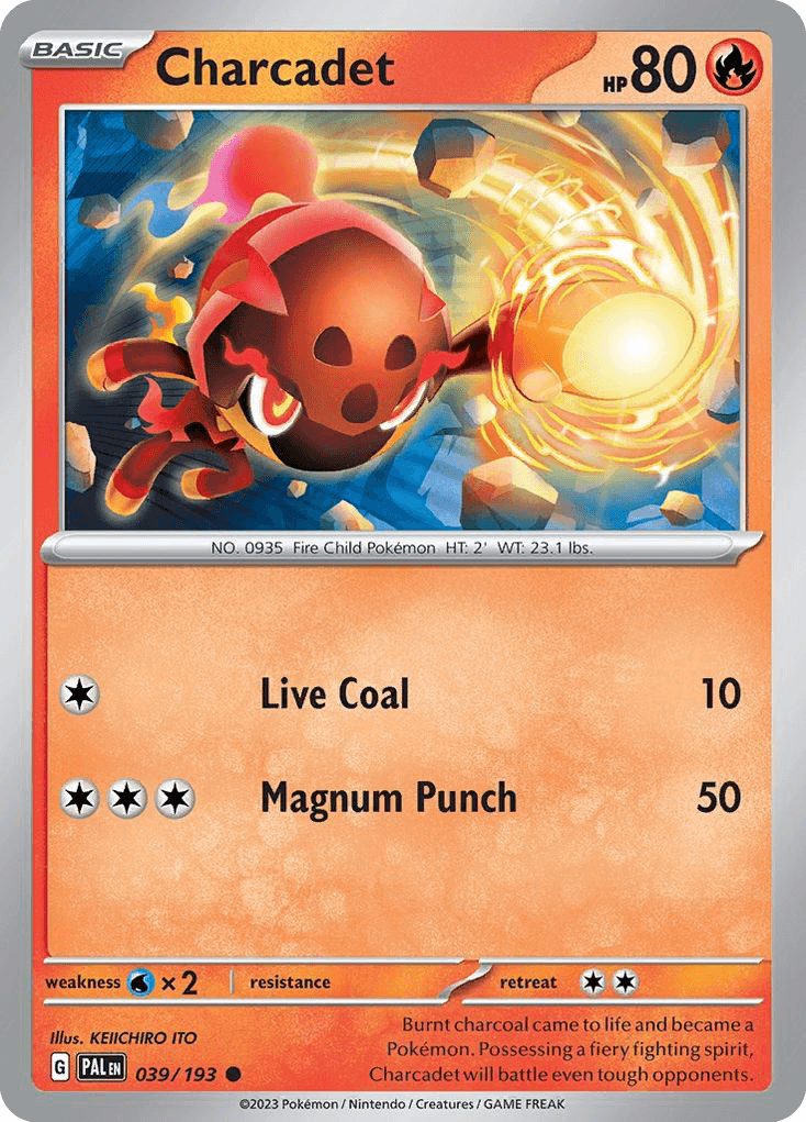 Charcadet Paldea Evolved card