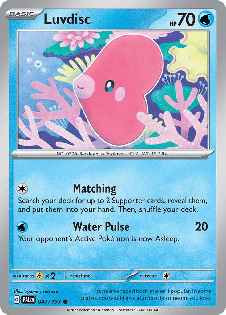 Luvdisc Paldea Evolved card