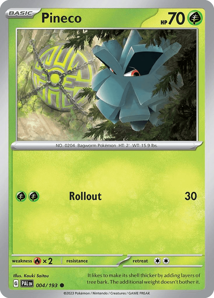 Pineco Paldea Evolved card