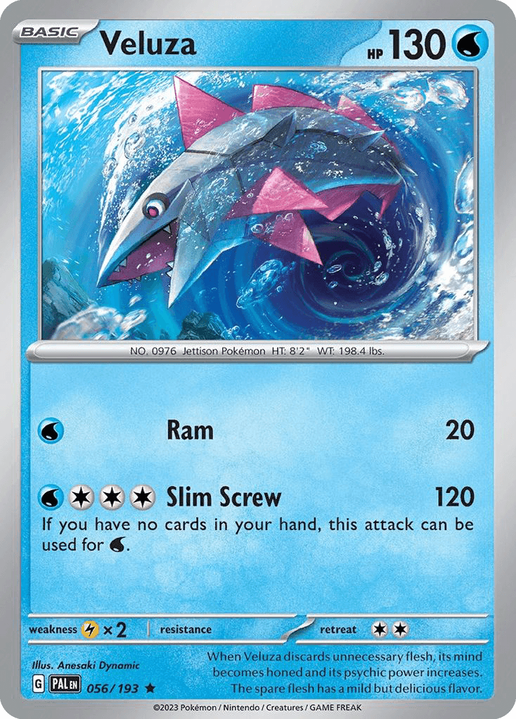 Veluza Paldea Evolved card