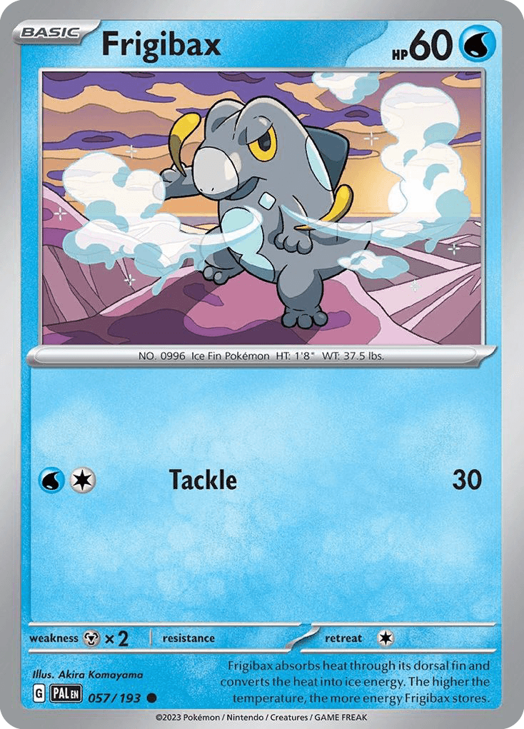 Frigibax Paldea Evolved card