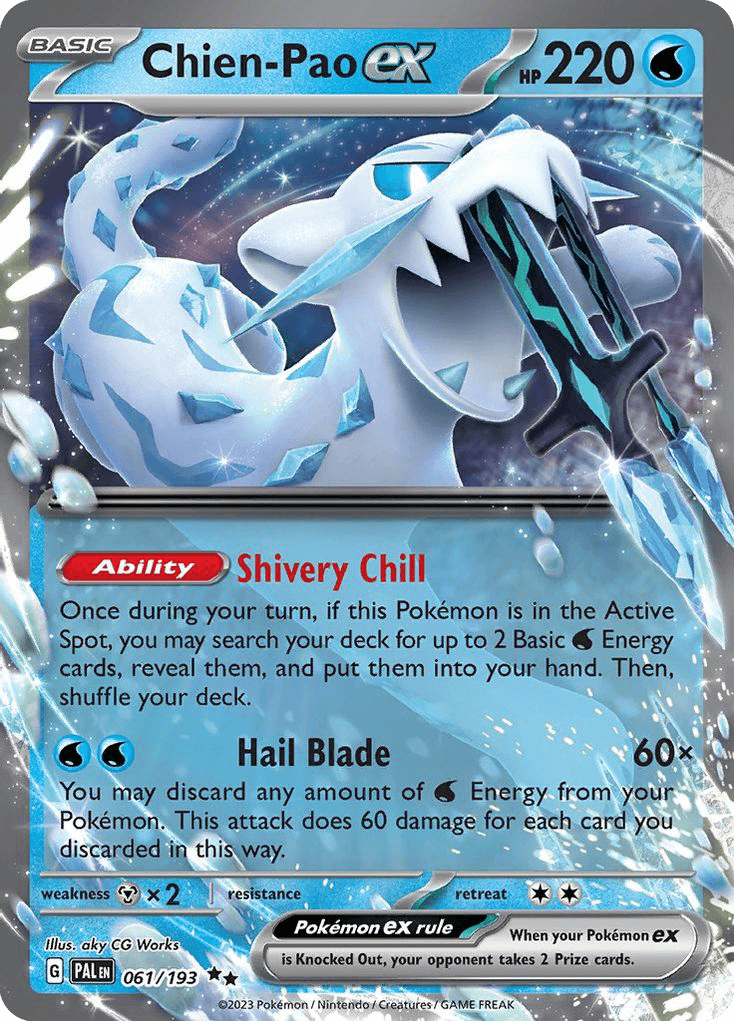 Chien-Pao ex Paldea Evolved card