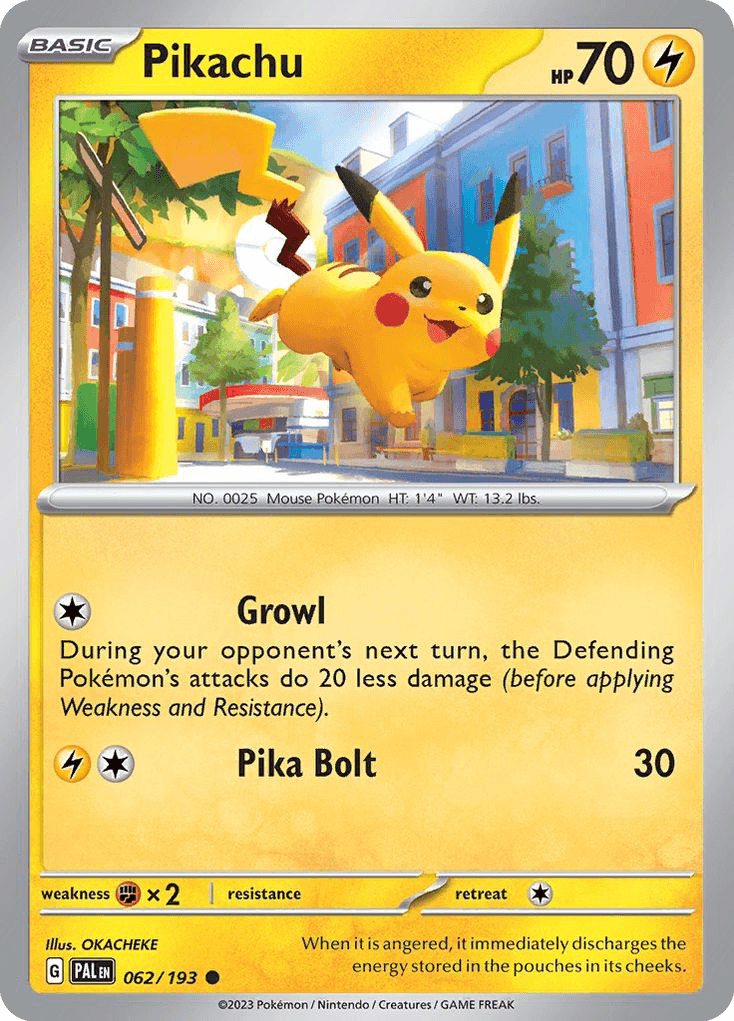 Pikachu Paldea Evolved card