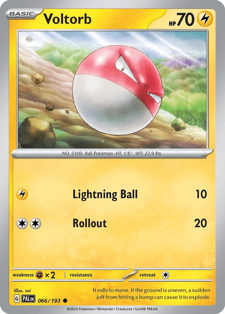Voltorb Paldea Evolved card