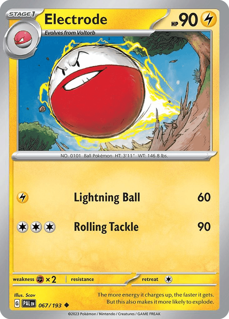 Electrode Paldea Evolved card
