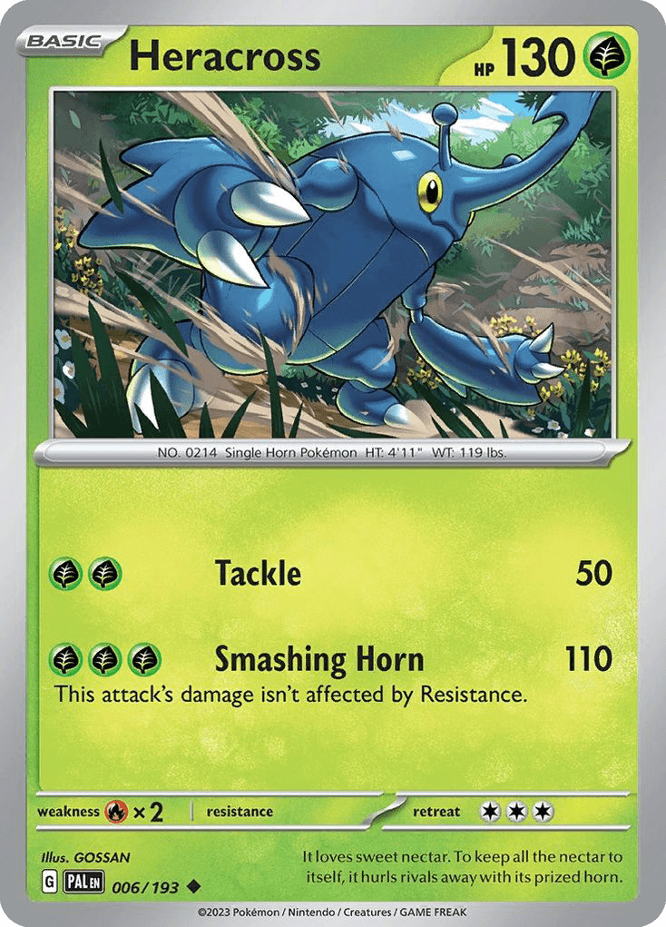 Heracross Paldea Evolved card